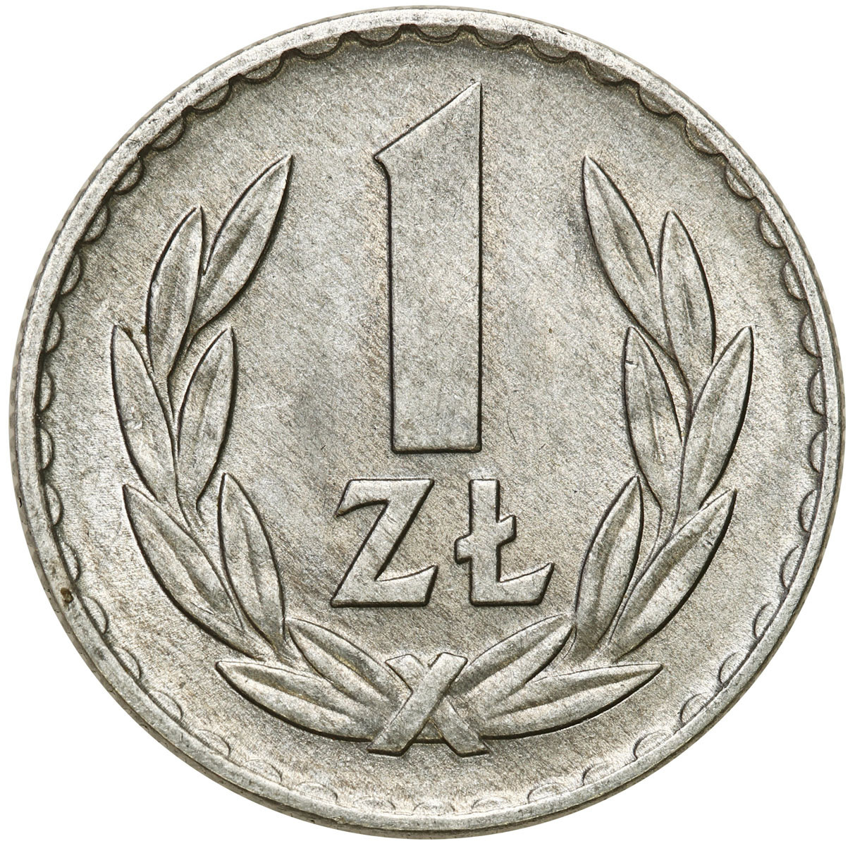 PRL. 1 złoty 1969 aluminium -  rzadszy rocznik